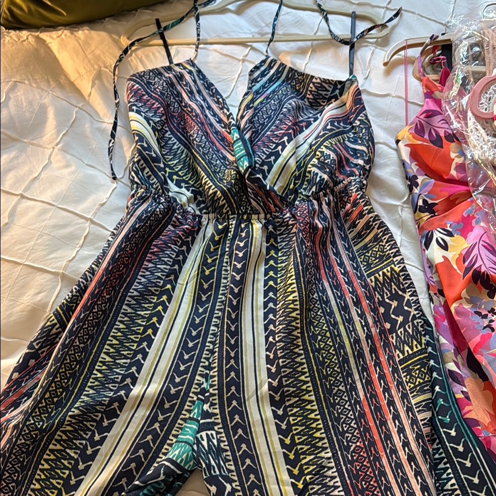 Fire Los Angeles Multicolor Striped Jumpsuit
